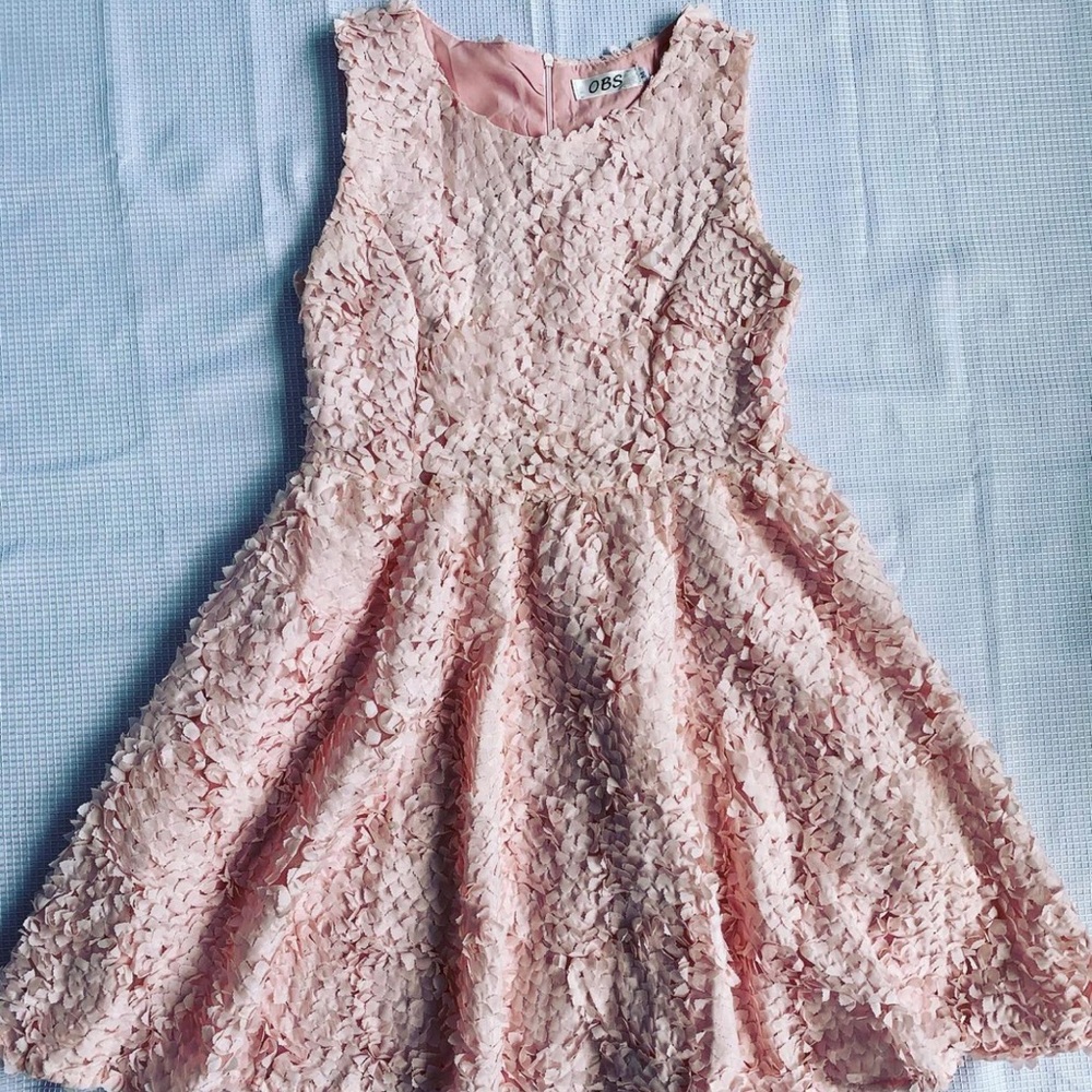 Baby pink OBS Dress